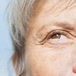 Close-up of an older woman